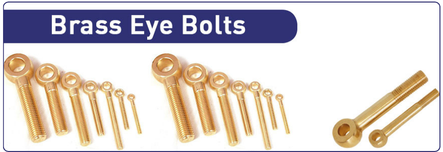 brass eye bolts