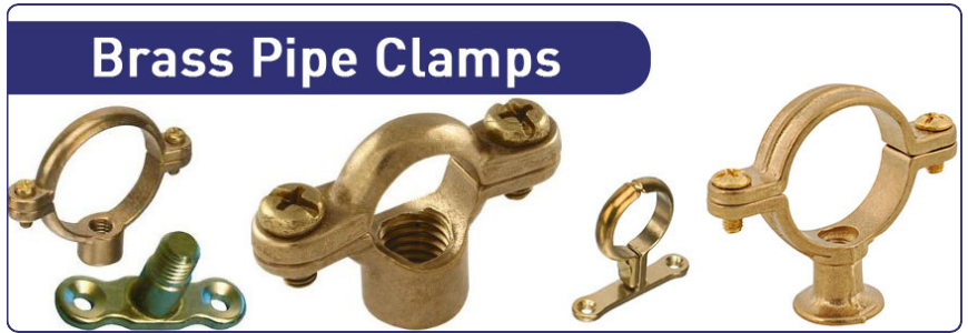 brass pipe clamps copper earthing accessories