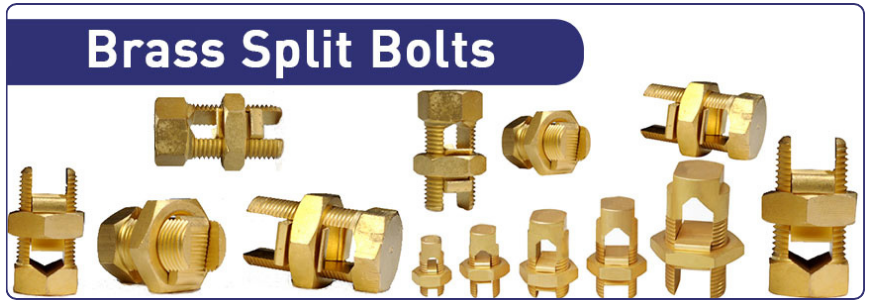 brass split bolts