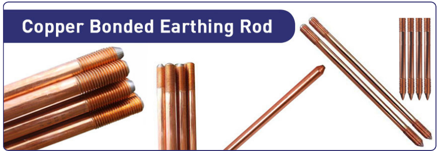 copper bonded earthing rod