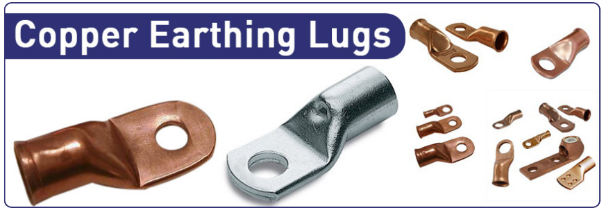 copper earthing lugs