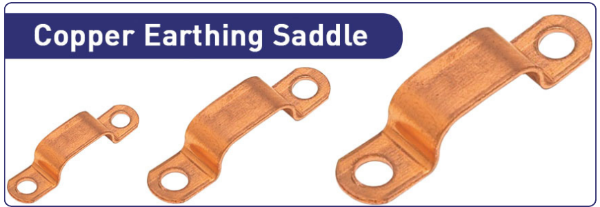 copper earthing saddle copper earthing accessories