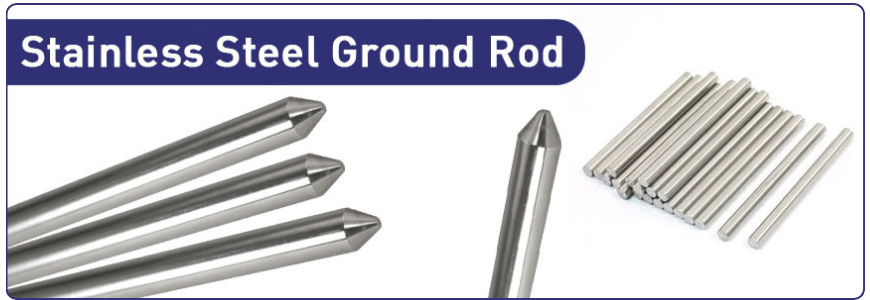 stainless steel ground rod copper earthing accessories