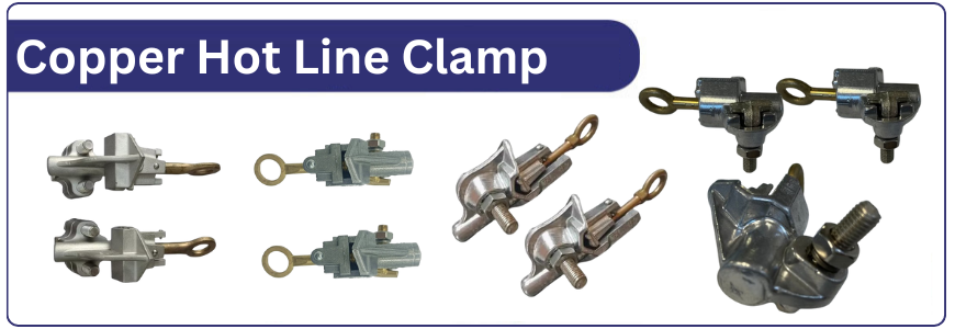 copper hot line clamp