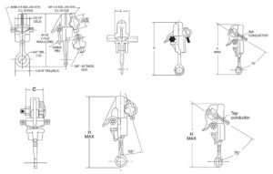 copper hot line clamp